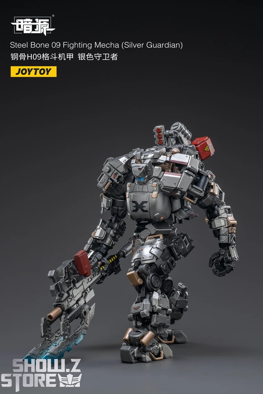 JoyToy Source 1/25 Steel Bone Fighting Mecha 09 Silver Guardian W/ Pilot 10 JoyToy Source 1/25 Steel Bone Fighting Mecha 09 Silver Guardian W/ Pilot - Image 8