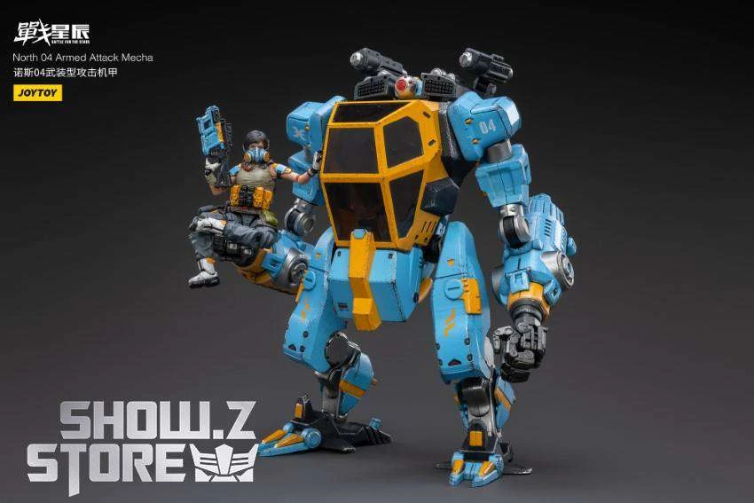JoyToy Source 1/18 North 04 Armed Attack Mecha W/ Pilot 6 JoyToy Source 1/18 North 04 Armed Attack Mecha W/ Pilot - Image 4