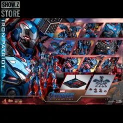Hot Toys HotToys HT MMS547D34 1/6 Avengers: Endgame Iron Patriot Iron Man Collectible Figure