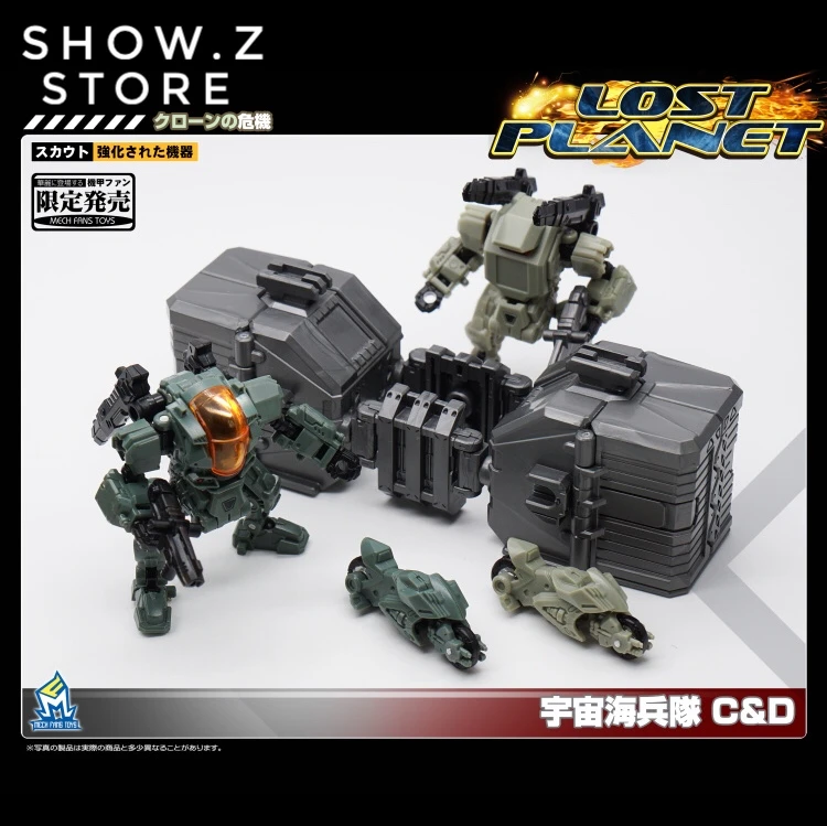 MechFansToys Lost Planet Powered-suit DA08C & DA09D Diaclone 3 MechFansToys Lost Planet Powered-suit DA08C & DA09D Diaclone