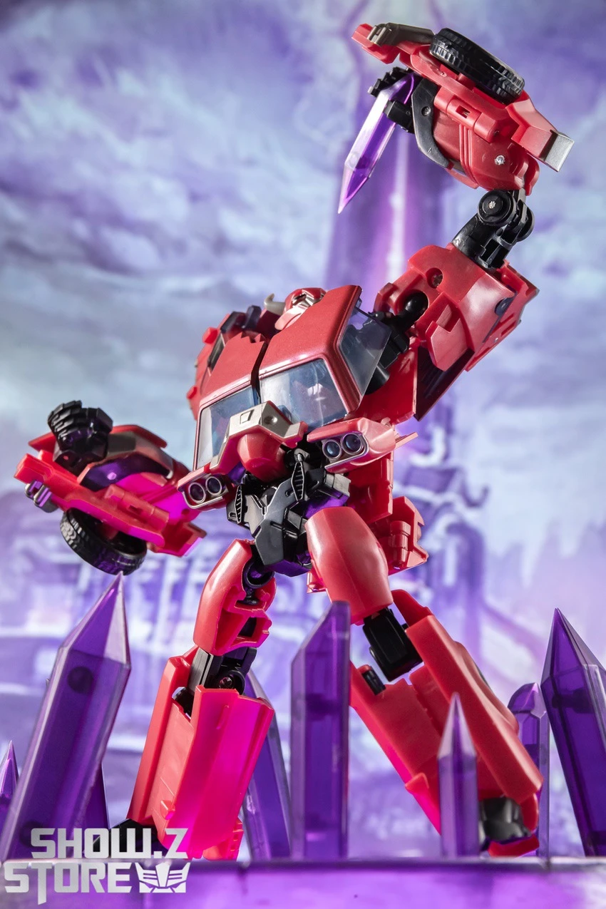 4th Party AC-03 TFP Cliffjumper W/ Crystal Display Base 6 4th Party AC-03 TFP Cliffjumper W/ Crystal Display Base - Image 4