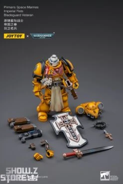 JoyToy Source 1/18 Warhammer 40K Imperial Fists Bladeguard Veteran 19 JoyToy Source 1/18 Warhammer 40K Imperial Fists Bladeguard Veteran -Toy Specialty Store 098f27c457