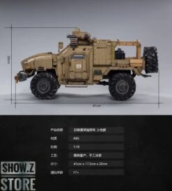 JoyToy Source 1/18 War Stars Crazy Armed SUV Desert Version 23 JoyToy Source 1/18 War Stars Crazy Armed SUV Desert Version -Toy Specialty Store 1497342237