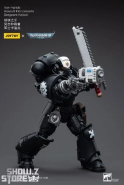 JoyToy Source 1/18 Warhammer 40K Iron Hands Intercessors Sergeant Kalock -Toy Specialty Store 170841b7ec