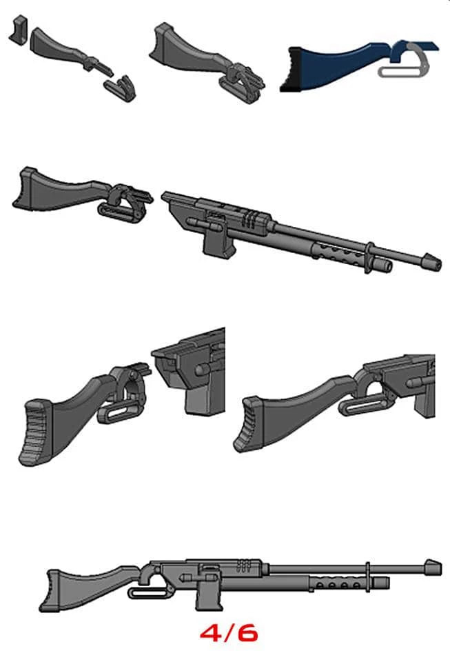 Shockwave Lab SL-31 MP-4 Beast War Dinobot Weapon Upgrade Kit 7 Shockwave Lab SL-31 MP-4 Beast War Dinobot Weapon Upgrade Kit - Image 5