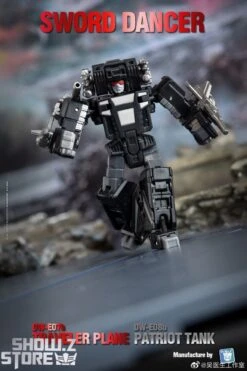 Dr.Wu Sword Dancer Slamdance DW-E07B Traveler Plane Raindance & DW-E08B Patriot Tank Grandslam Set Of 2 Black Version -Toy Specialty Store 1ba850cb4f