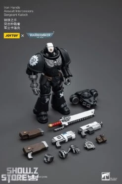 JoyToy Source 1/18 Warhammer 40K Iron Hands Intercessors Sergeant Kalock -Toy Specialty Store 23159a3559