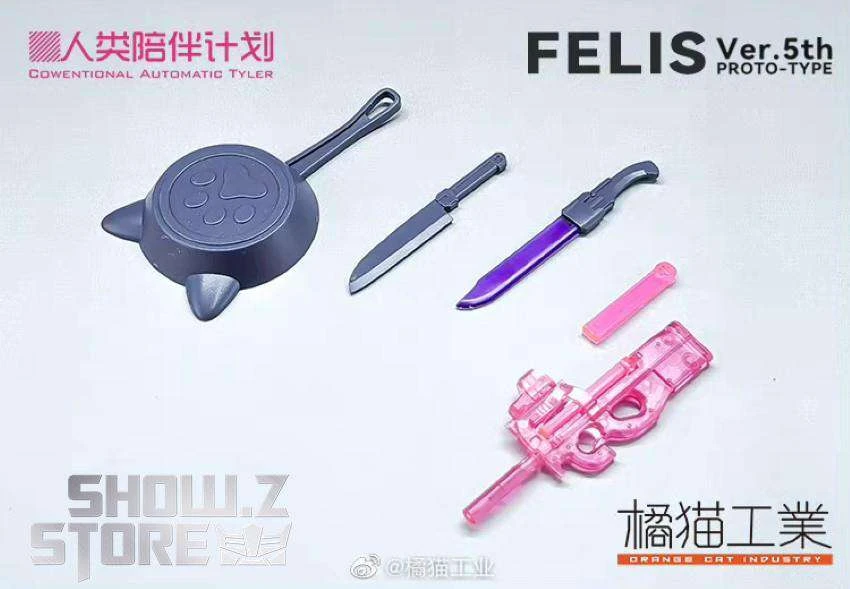 Orange Cat Industry 1/12 Cowentional Automatic Tyler Felis Model Kit 5th Anniversary Version 7 Orange Cat Industry 1/12 Cowentional Automatic Tyler Felis Model Kit 5th Anniversary Version - Image 5