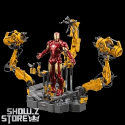 ZT Toys 1/10 Iron Man Mark 4 W/ Suit-Up Gantry Action Figure Set
