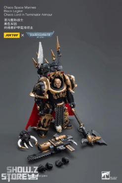 JoyToy Source 1/18 Warhammer 40K Chaos Space Marines Black Legion Chaos Lord In Terminator Armour -Toy Specialty Store 290eff283f