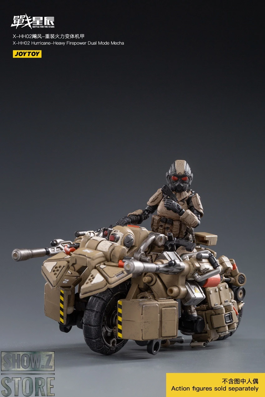 JoyToy Source 1/18 X-HH02 Hurricane Heavy Firepower Dual Mode Mecha Sand Version 15 JoyToy Source 1/18 X-HH02 Hurricane Heavy Firepower Dual Mode Mecha Sand Version - Image 13