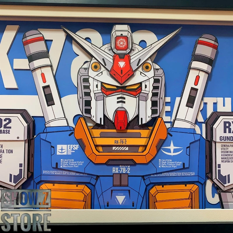 ChenFu Studio RX-78-2 Gundam 3D Wall Art Decoration Picture 7 ChenFu Studio RX-78-2 Gundam 3D Wall Art Decoration Picture - Image 5