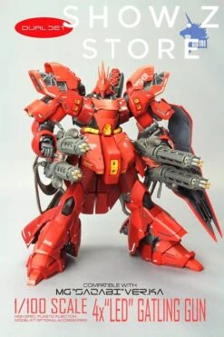 Zhile ZL MG 1/100 4X Sazabi MSN-04 Gatling Gun Add On Kit W/ LED 19 Zhile ZL MG 1/100 4X Sazabi MSN-04 Gatling Gun Add On Kit W/ LED -Toy Specialty Store 40dec9dada