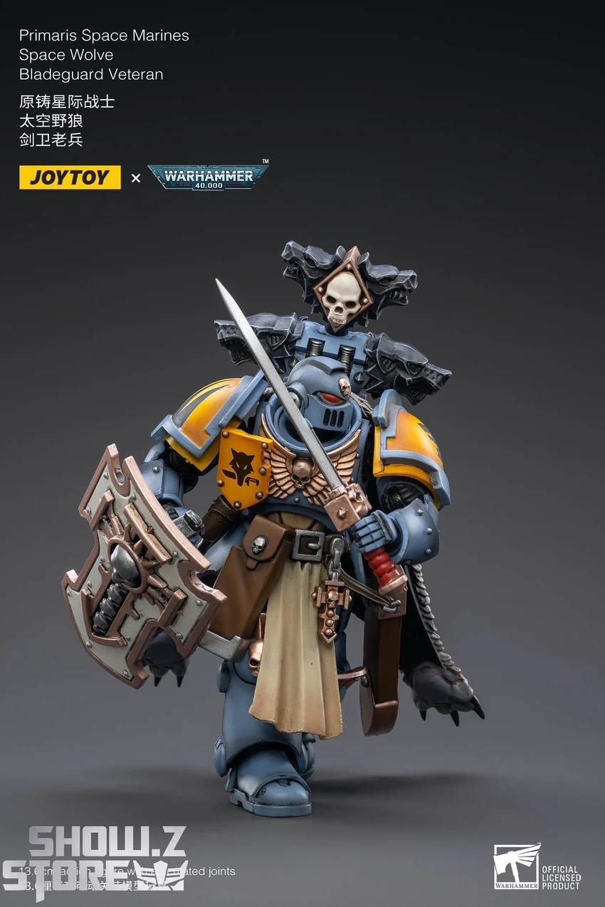 JoyToy Source 1/18 Warhammer 40K Space Wolves Bladeguard Veteran 11 JoyToy Source 1/18 Warhammer 40K Space Wolves Bladeguard Veteran - Image 9