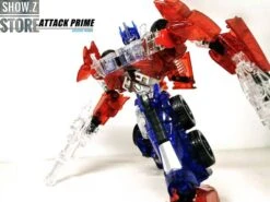 APC Toys APC-001 Attack Prime TFP Optimus Prime Clear Version W/ Black Wheels 36 APC Toys APC-001 Attack Prime TFP Optimus Prime Clear Version W/ Black Wheels -Toy Specialty Store 48319f67e9