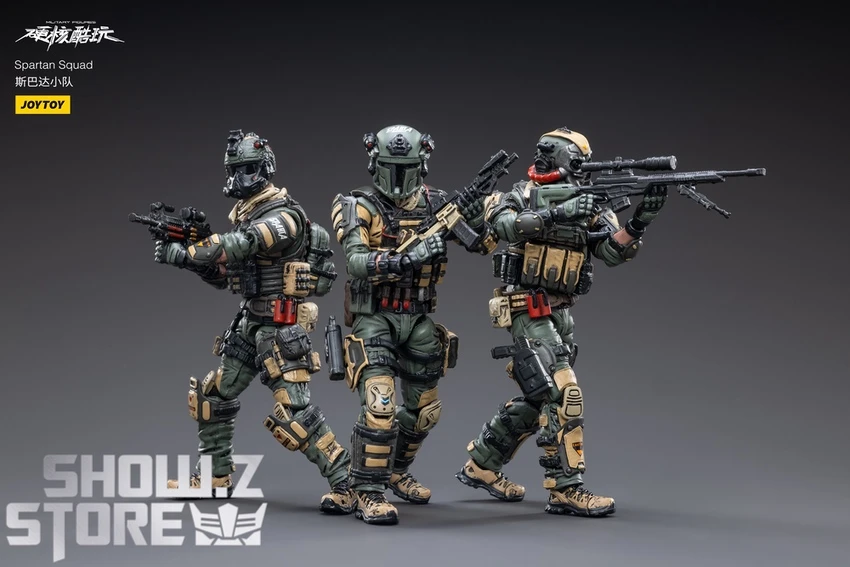 JoyToy Source 1/18 Spartan Squad Soldiers Set Of 3 4 JoyToy Source 1/18 Spartan Squad Soldiers Set Of 3 - Image 3