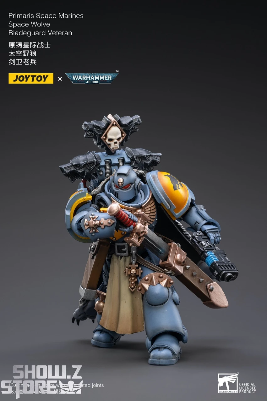 JoyToy Source 1/18 Warhammer 40K Space Wolves Bladeguard Veteran 8 JoyToy Source 1/18 Warhammer 40K Space Wolves Bladeguard Veteran - Image 6