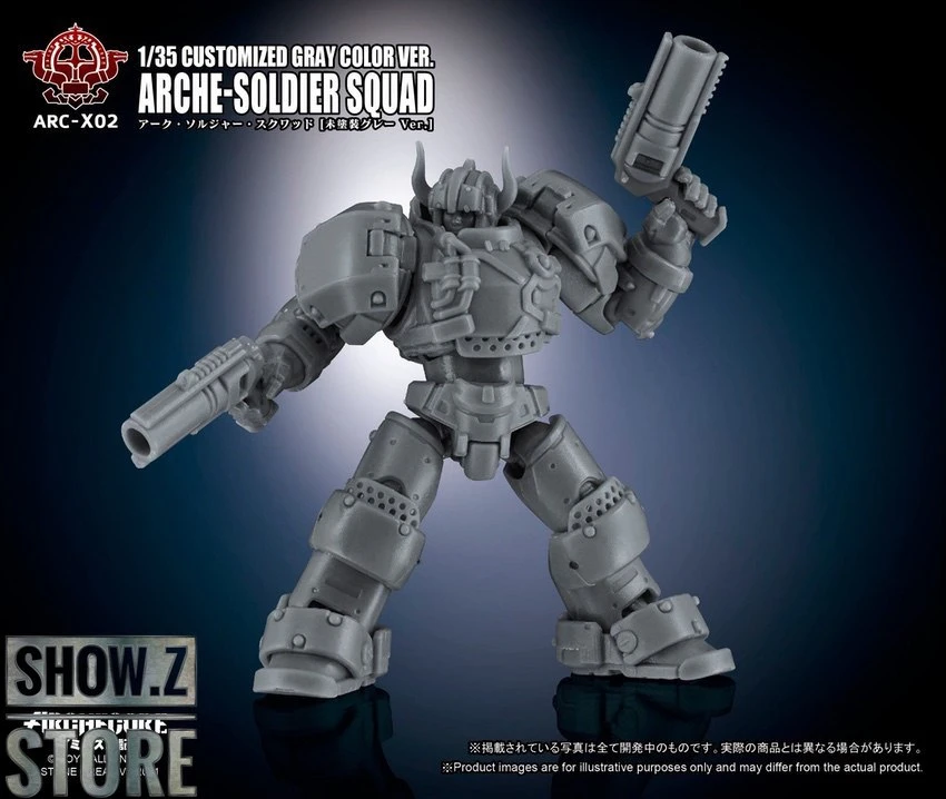 Toys Alliance ARC-X02 Arche-Soldier Squad Limited Gray Color Version 18 Toys Alliance ARC-X02 Arche-Soldier Squad Limited Gray Color Version - Image 16