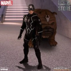 MEZCO Toyz One:12 Black Bolt & Lockjaw Two-Pack -Toy Specialty Store 502f0804ba