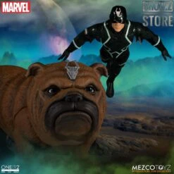 MEZCO Toyz One:12 Black Bolt & Lockjaw Two-Pack -Toy Specialty Store 51543ece2f
