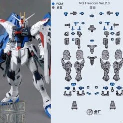 Point Factory Studio Metal Parts For Bandai MG ZGMF-X10A Freedom Gundam Ver. 2.0 -Toy Specialty Store 543897c9ac