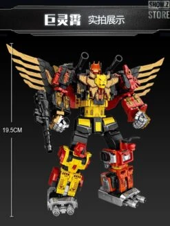 WeiJiang Wei Jiang WJ Complete Set Of 5 Sky Soarer Rampage Oversized Combination Mode POTP Feral Rex Predaking -Toy Specialty Store 56378d9559