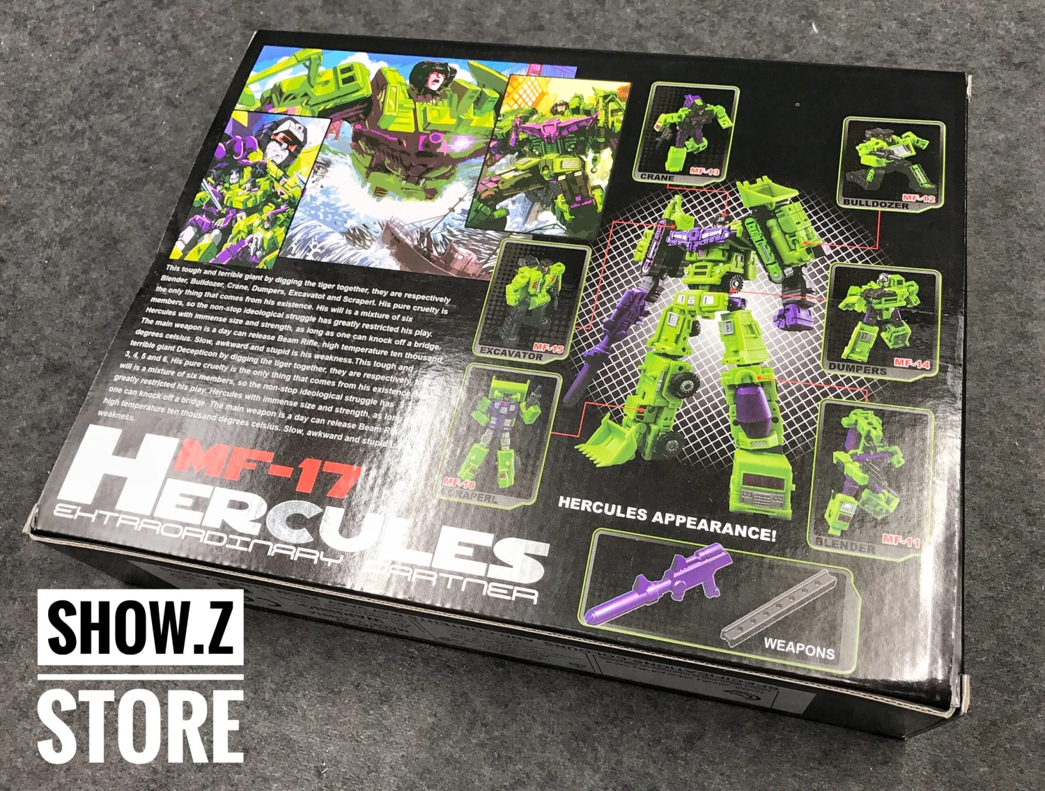 MechFansToys MF-17 Hercules - Green 14 MechFansToys MF-17 Hercules - Green - Image 12