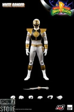 Threezero Studio 1/6 Mighty Morphin Power Rangers White Ranger 11 Threezero Studio 1/6 Mighty Morphin Power Rangers White Ranger -Toy Specialty Store 583db53d5d