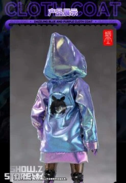 Snail Shell Dazzling Blue & Purple Cloth Coat For 1/10 & 1/12 Mecha Girl -Toy Specialty Store 5877711166