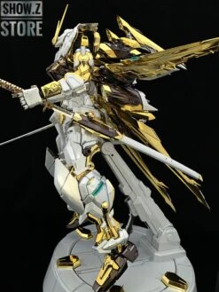 [SZ Custom] Nillson Work 1/60 MBF-P02 Gundam Astray Gold Frame W/ Electroplated Chrome Painting -Toy Specialty Store 676a500192