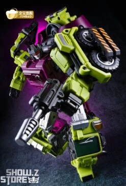 Jinbao DF03 Builder.D Devastator Green Version Set Of 6 Oversized Version -Toy Specialty Store 676df2f957