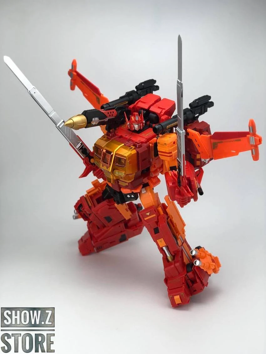 FansHobby MB-06D Power Baser Optimus Prime & MB-11D God Armor God Bomber Orange Version Set Of 2 21 FansHobby MB-06D Power Baser Optimus Prime & MB-11D God Armor God Bomber Orange Version Set Of 2 - Image 19