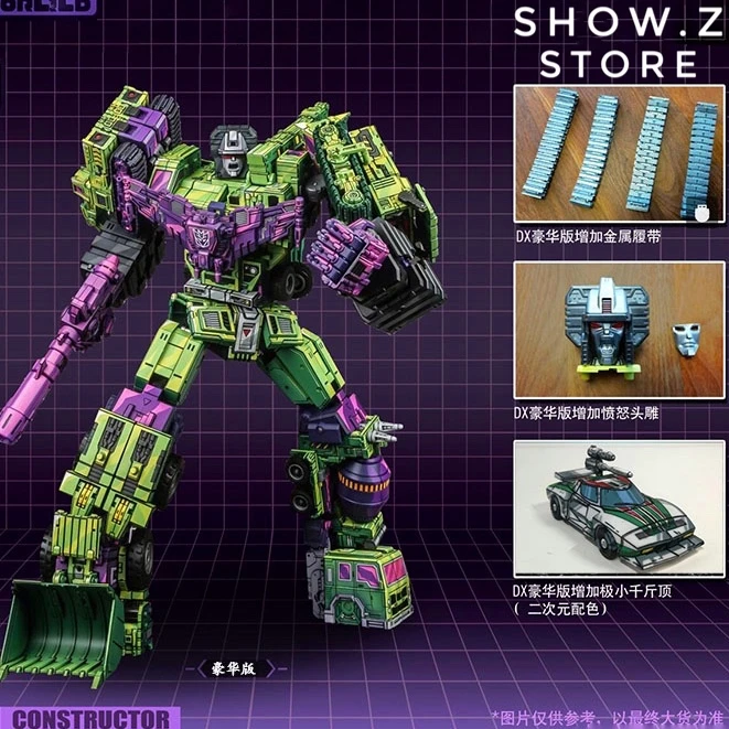 Toyworld TW TW-C07A TWC07A Constructor Devastator Cel Cell Shaded Deluxe Version Set Of 6 3 Toyworld TW TW-C07A TWC07A Constructor Devastator Cel Cell Shaded Deluxe Version Set Of 6