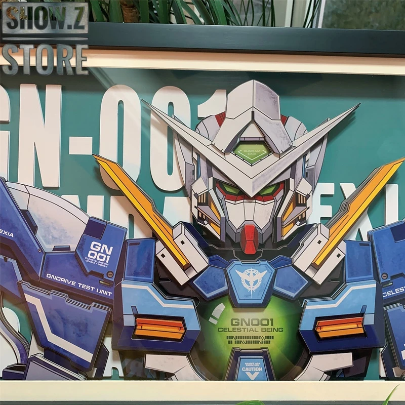ChenFu Studio GN-001 Gundam Exia 3D Wall Art Decoration Picture 5 ChenFu Studio GN-001 Gundam Exia 3D Wall Art Decoration Picture - Image 3