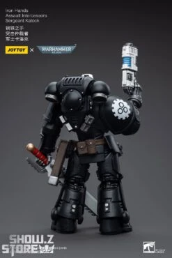 JoyToy Source 1/18 Warhammer 40K Iron Hands Intercessors Sergeant Kalock -Toy Specialty Store 73d180d5ef