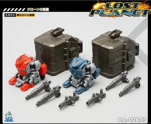 MechFansToys MFT Lost Planet Powered-suit DA02 Red & DA03 Blue Diaclone 10 MechFansToys MFT Lost Planet Powered-suit DA02 Red & DA03 Blue Diaclone - Image 8
