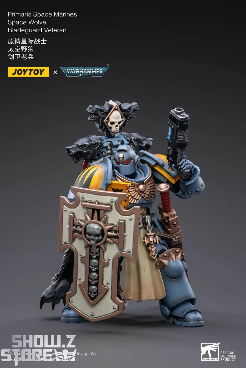 JoyToy Source 1/18 Warhammer 40K Space Wolves Bladeguard Veteran 7 JoyToy Source 1/18 Warhammer 40K Space Wolves Bladeguard Veteran - Image 5