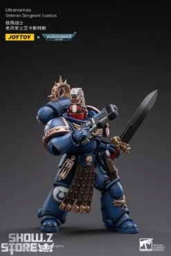 JoyToy Source 1/18 Warhammer 40K Space Ultramarines Veteran Sergeant Icastus -Toy Specialty Store 827271cc8f