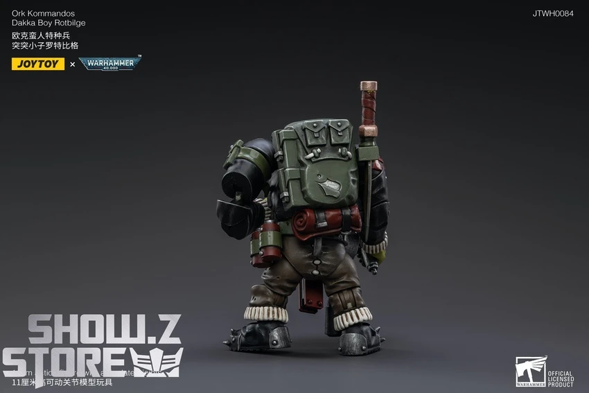 JoyToy Source 1/18 Warhammer 40K Ork Kommandos Dakka Boy Rotbilge 5 JoyToy Source 1/18 Warhammer 40K Ork Kommandos Dakka Boy Rotbilge - Image 3