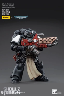 JoyToy Source 1/18 Warhammer 40K Black Templars Primaris Initiate Brother Raemont -Toy Specialty Store 8748b64262
