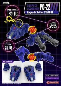 Perfect Effect PC-22 Perfect Combiner Upgrade Kit For POTP Starscream -Toy Specialty Store 87939d710d