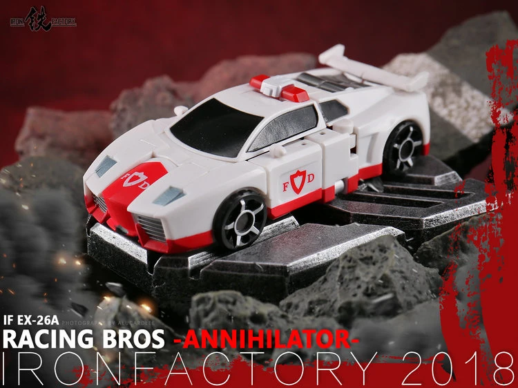 IronFactory EX-26A Racing Bros Annihilator Red Alert 15 IronFactory EX-26A Racing Bros Annihilator Red Alert - Image 13