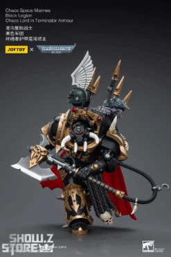 JoyToy Source 1/18 Warhammer 40K Chaos Space Marines Black Legion Chaos Lord In Terminator Armour -Toy Specialty Store 8e24798155