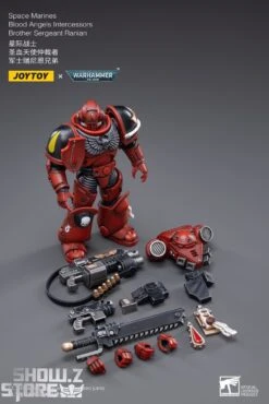 JoyToy Source 1/18 Warhammer 40K Blood Angels Intercessors Brother Sergeant Ranian -Toy Specialty Store 8e541f91c3