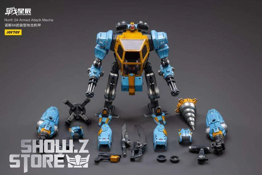 JoyToy Source 1/18 North 04 Armed Attack Mecha W/ Pilot 5 JoyToy Source 1/18 North 04 Armed Attack Mecha W/ Pilot - Image 3