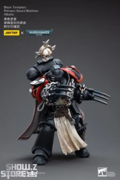 JoyToy Source 1/18 Warhammer 40K Black Templars Primaris Sword Brethren Alberic -Toy Specialty Store 976c747827