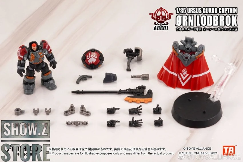 Toys Alliance ARC-01 Ursus Guard Captain Ørn Lodbrok 19 Toys Alliance ARC-01 Ursus Guard Captain Ørn Lodbrok - Image 17