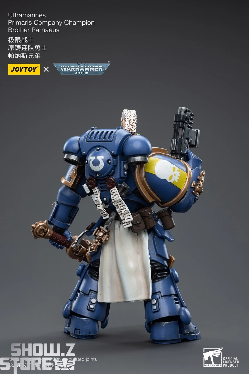 JoyToy Source 1/18 Warhammer 40K Ultramarines Primaris Company Champion Brother Parnaeus 9 JoyToy Source 1/18 Warhammer 40K Ultramarines Primaris Company Champion Brother Parnaeus - Image 7