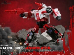 IronFactory EX-26A Racing Bros Annihilator Red Alert 25 IronFactory EX-26A Racing Bros Annihilator Red Alert -Toy Specialty Store a38eccf897