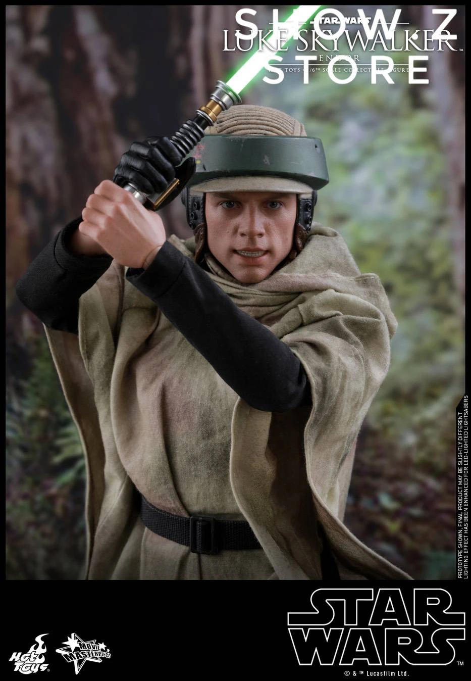 Hot Toys HT 1/6 Luke Skywalker MMS516 Star Wars: Return Of The Jedi Endor Standard Version 5 Hot Toys HT 1/6 Luke Skywalker MMS516 Star Wars: Return Of The Jedi Endor Standard Version - Image 3